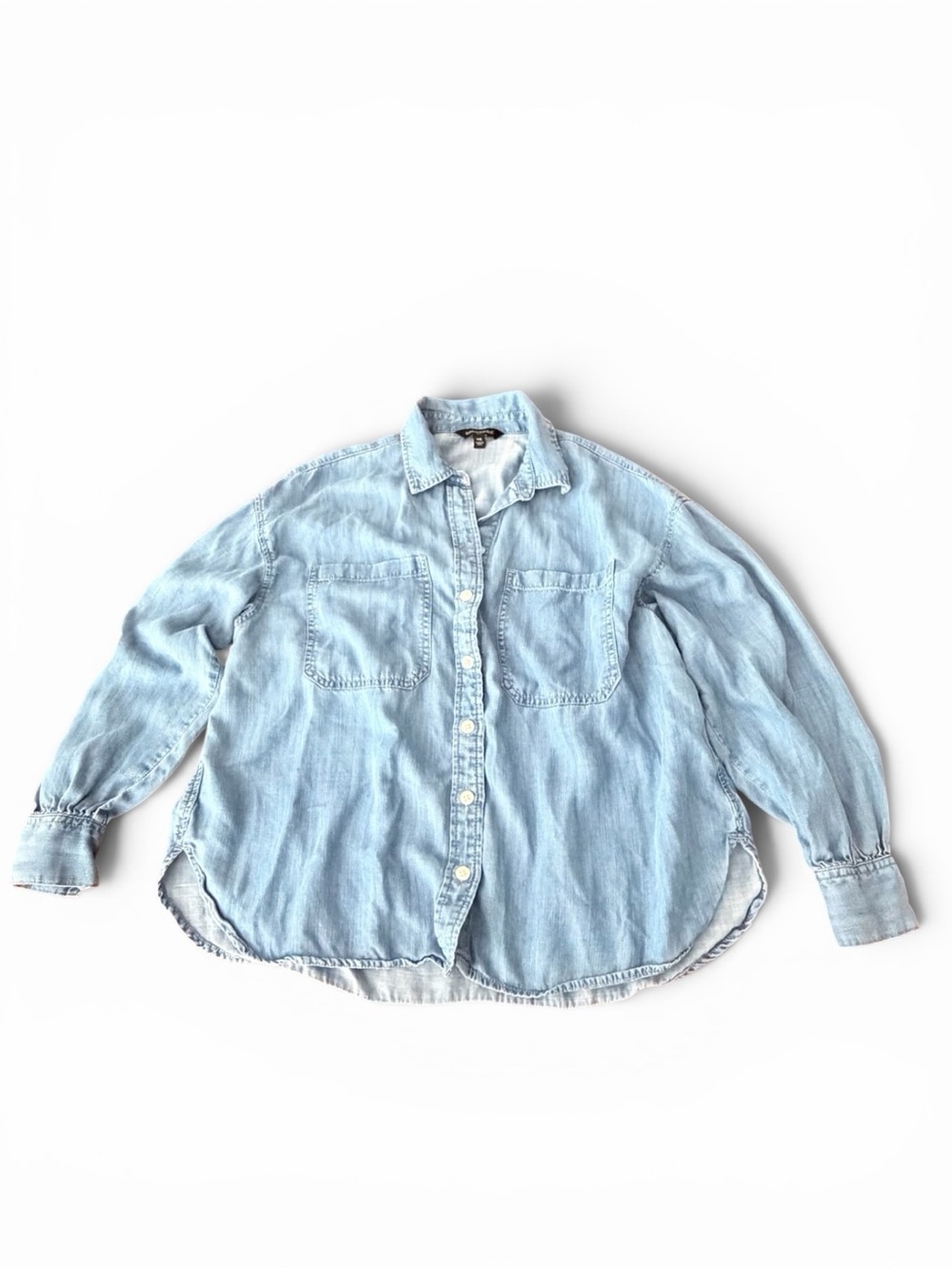 Banana Republic Light Blue Denim Shirt - Picture 5 of 5